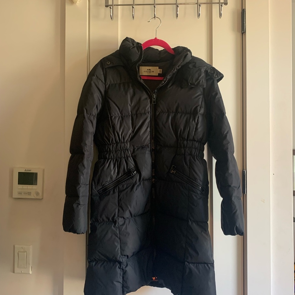 Women's Black Puffer Coat